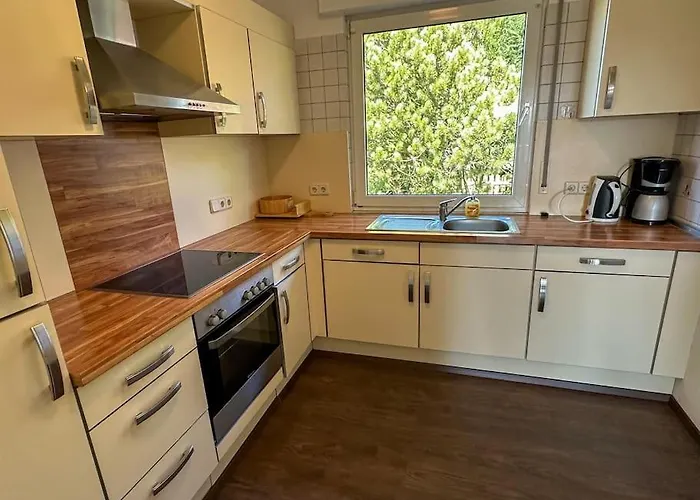 Benedenappartement In Met Uitzicht En Balkon Appartement Winterberg